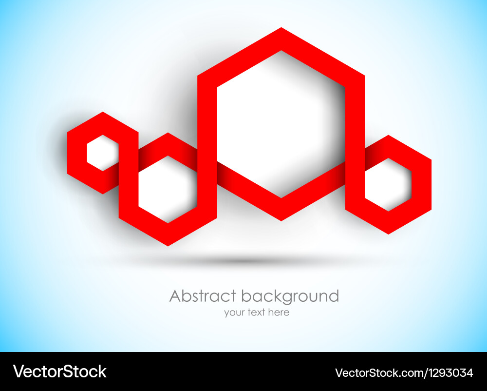 Abstract background with hexagons Vector Image