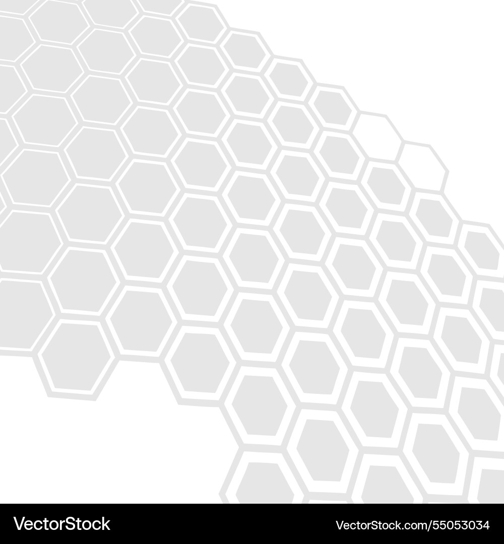 Abstract gray hexagon pattern background Abstract gray hexagon pattern background vector image