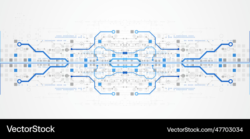 Abstract horizontal technology background Abstract horizontal technology background Vector Image