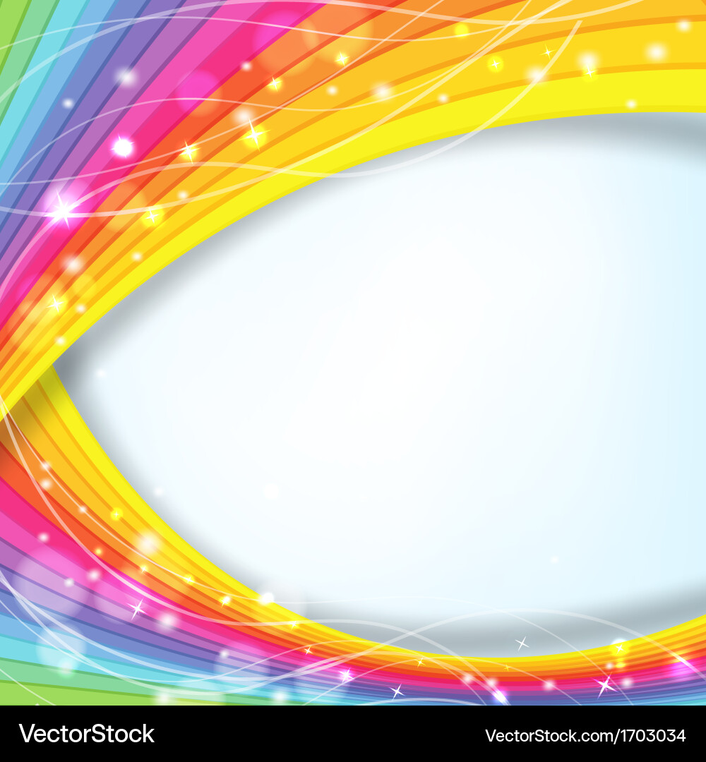 Abstract rainbow background Royalty Free Vector Image