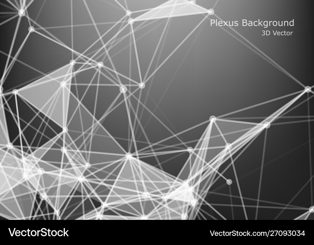 Abstract technology background science big data vector image