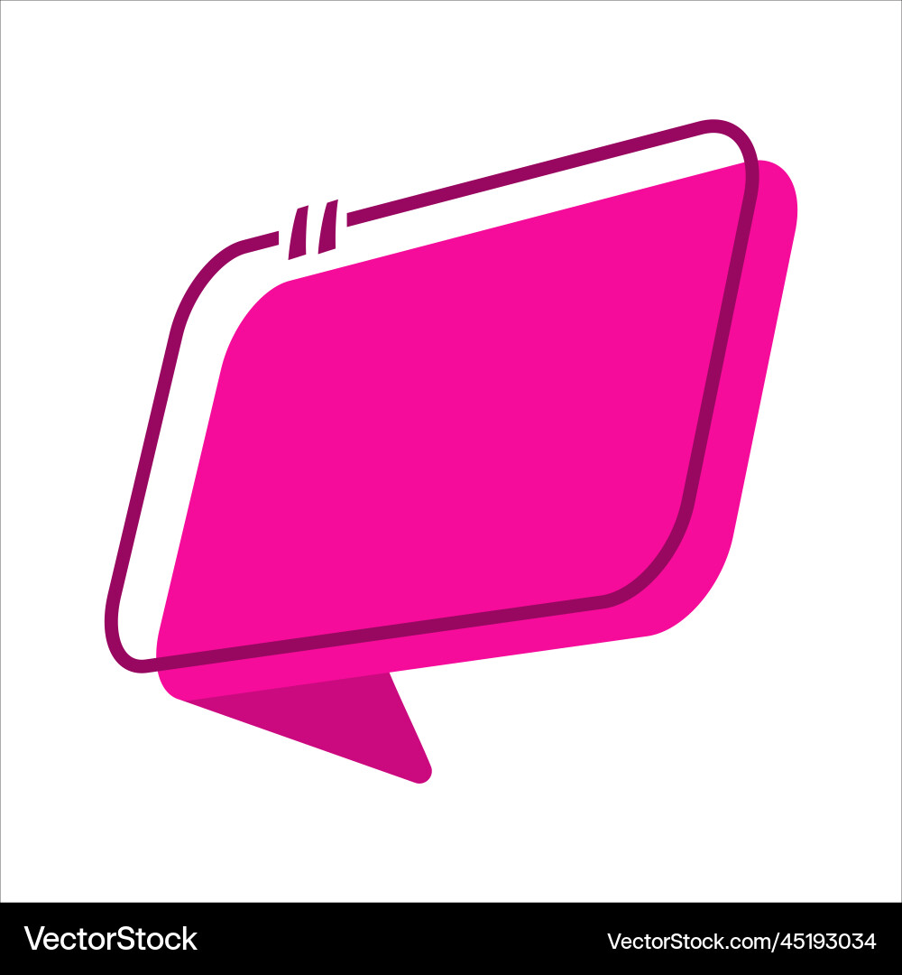 Bubble text box Vector Image