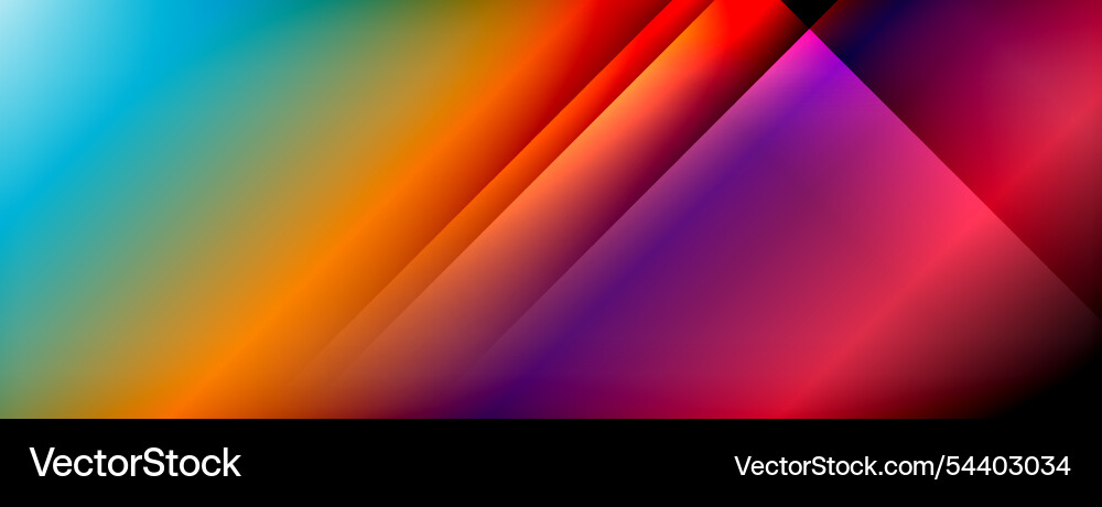 Colorful gradient with lines made of shadow Vector Image