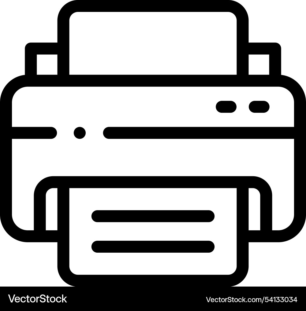 Ink icon thin linear style design isolated Ink icon thin linear style design isolated vector image
