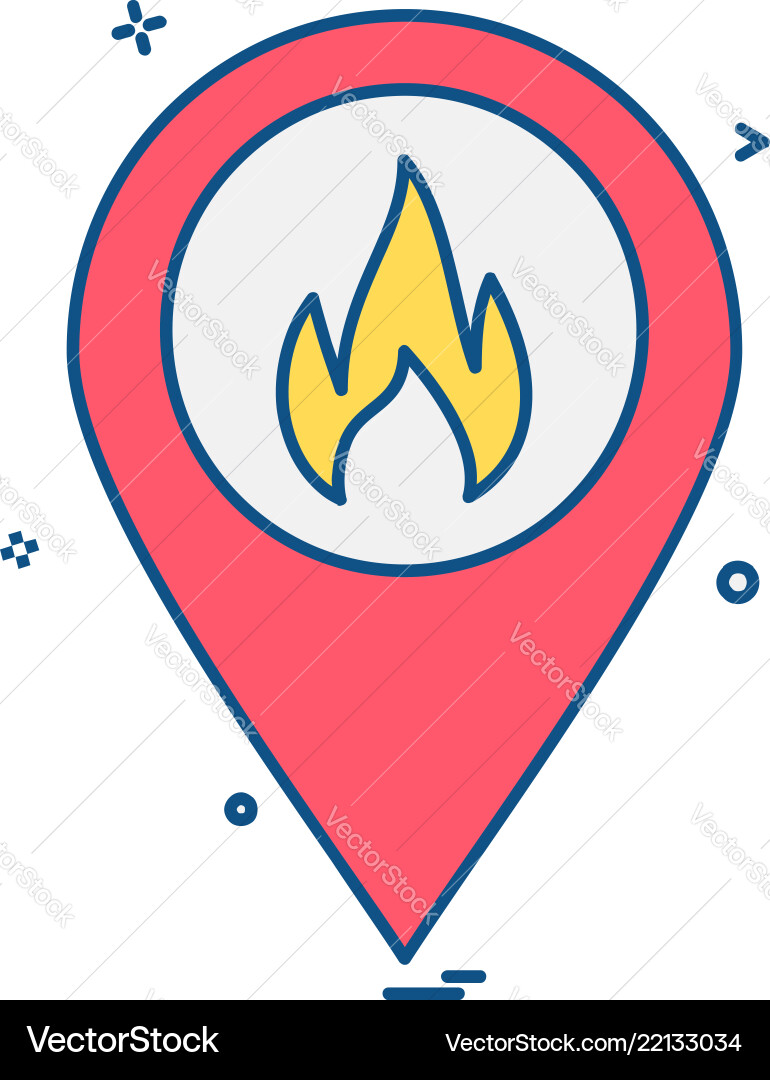 Navigation icon design Navigation icon design vector image