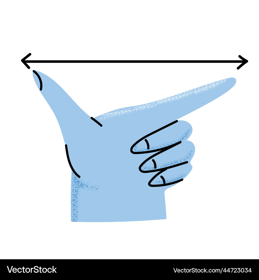 Touch screen gesture icon hand click Vector Image