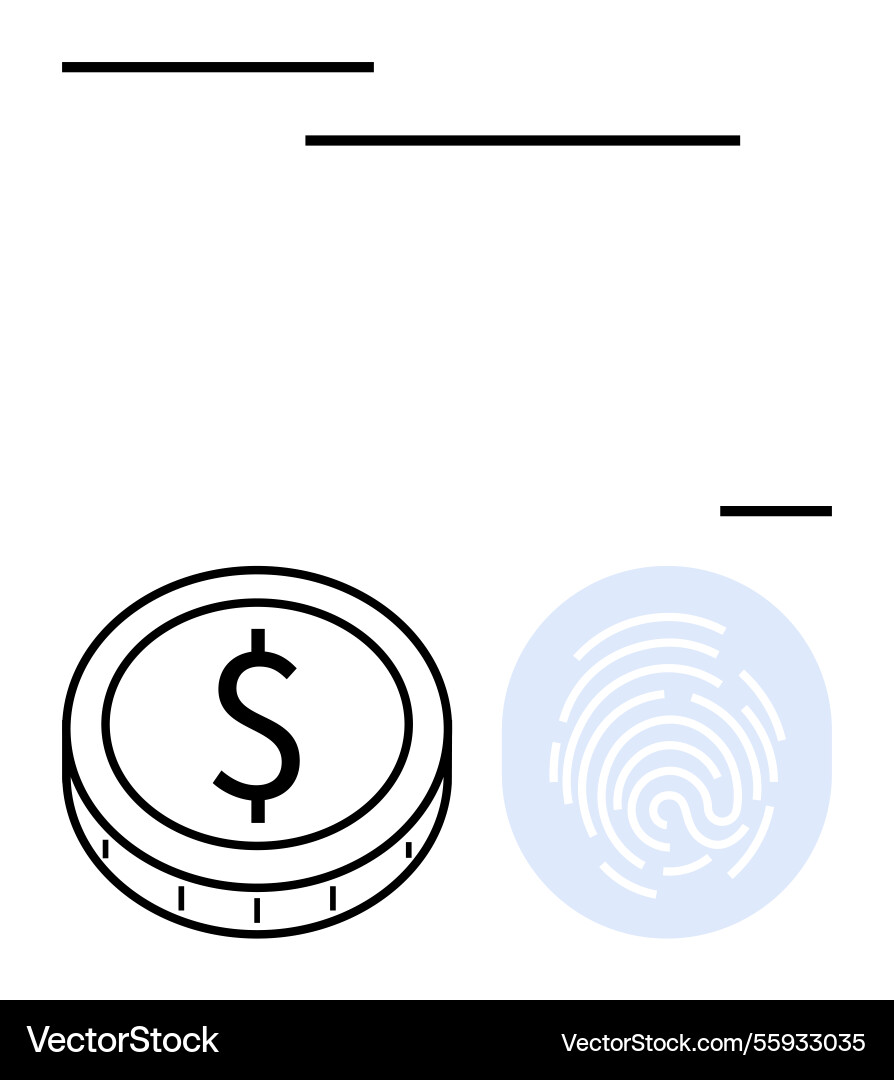 Digital Currency Secure Transaction Concept Vector Image