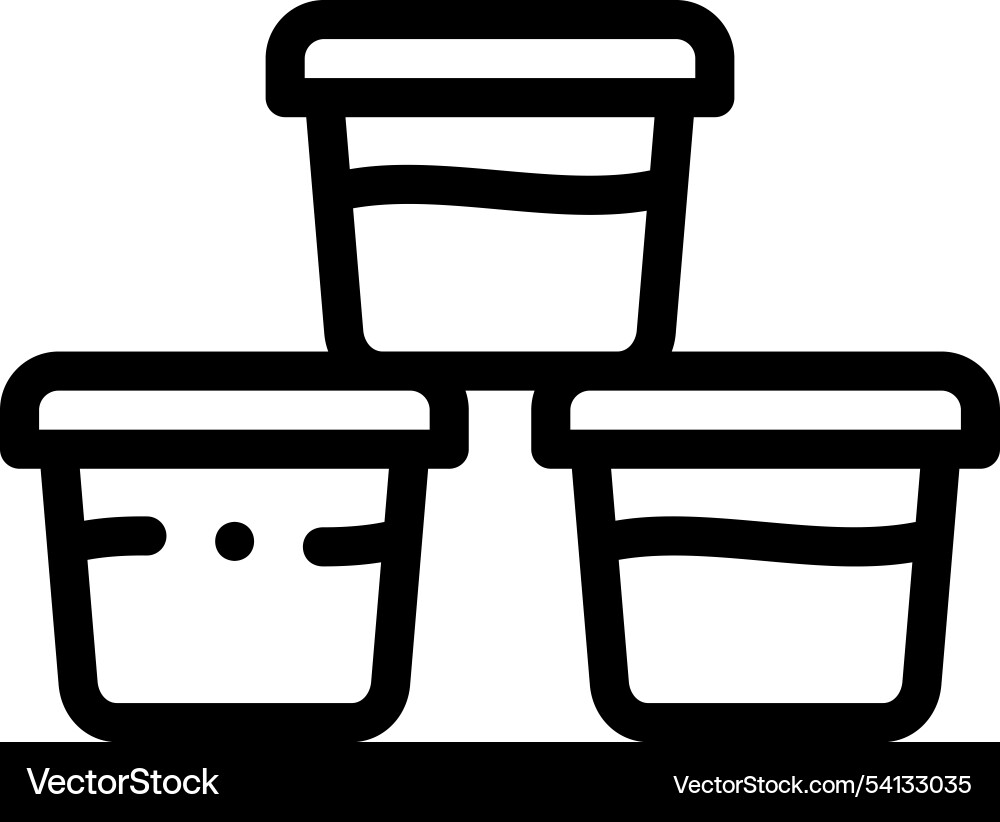 Ink icon thin linear style design isolated vector image
