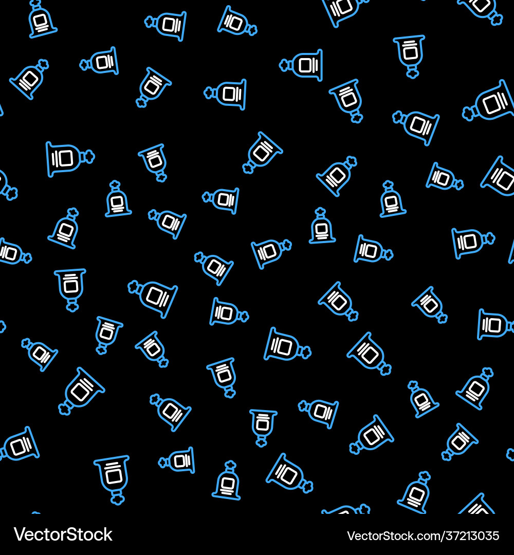 Line full sack icon isolated seamless pattern Vector Image