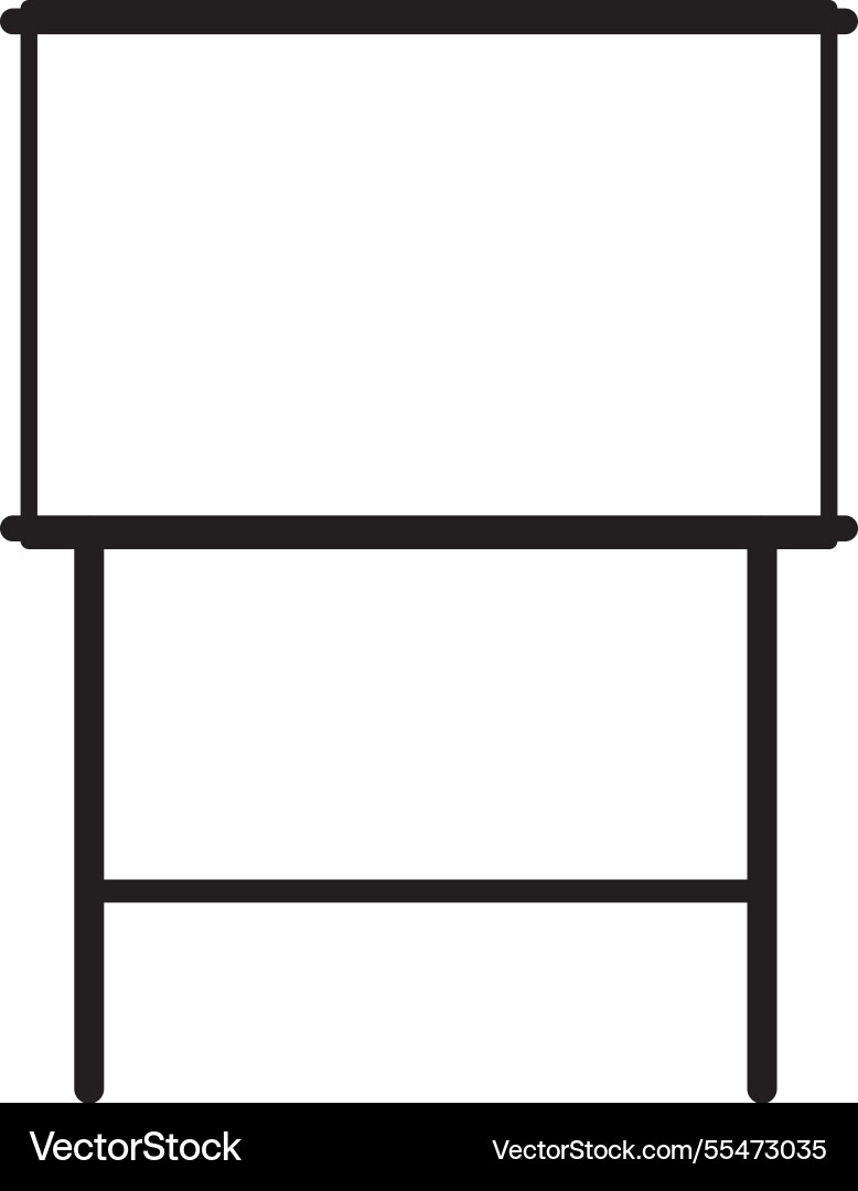 Minimalist featuring a blank Royalty Free Vector Image