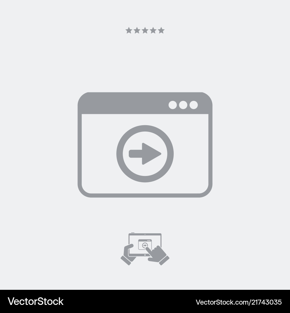 Next button Next button vector image