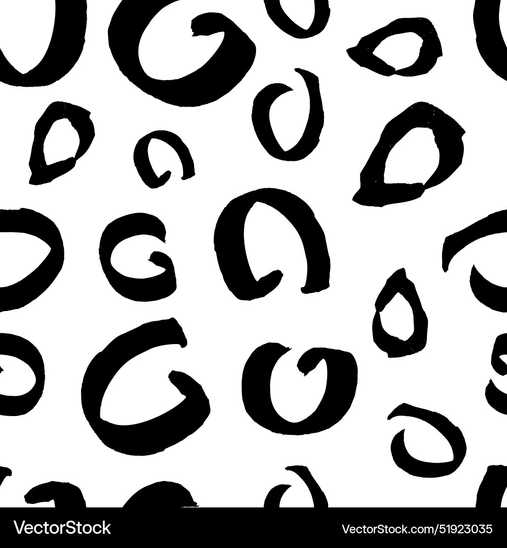 Seamless pattern with sketch circles shape Seamless pattern with sketch circles shape Vector Image