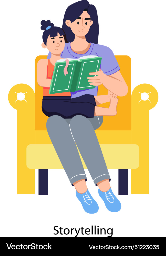 Storytelling Royalty Free Vector Image - VectorStock