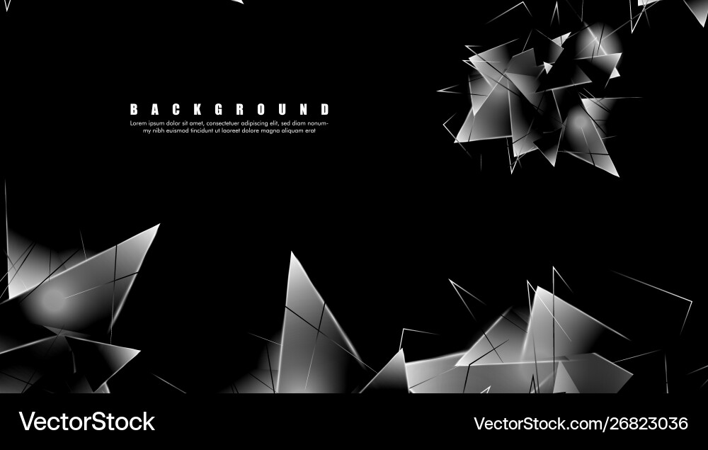 Abstract background with glowing triangles Abstract background with glowing triangles vector image