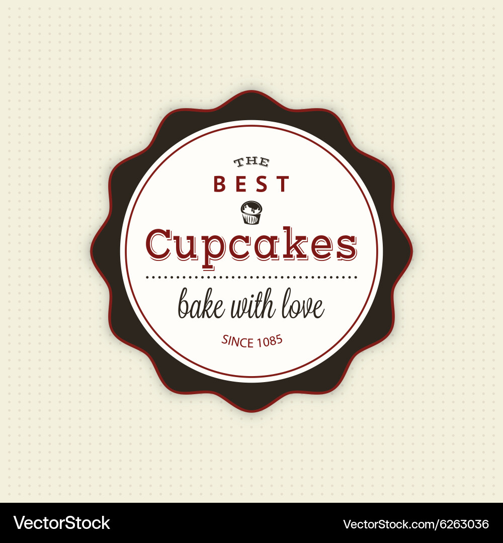 Bakery object Vector Image