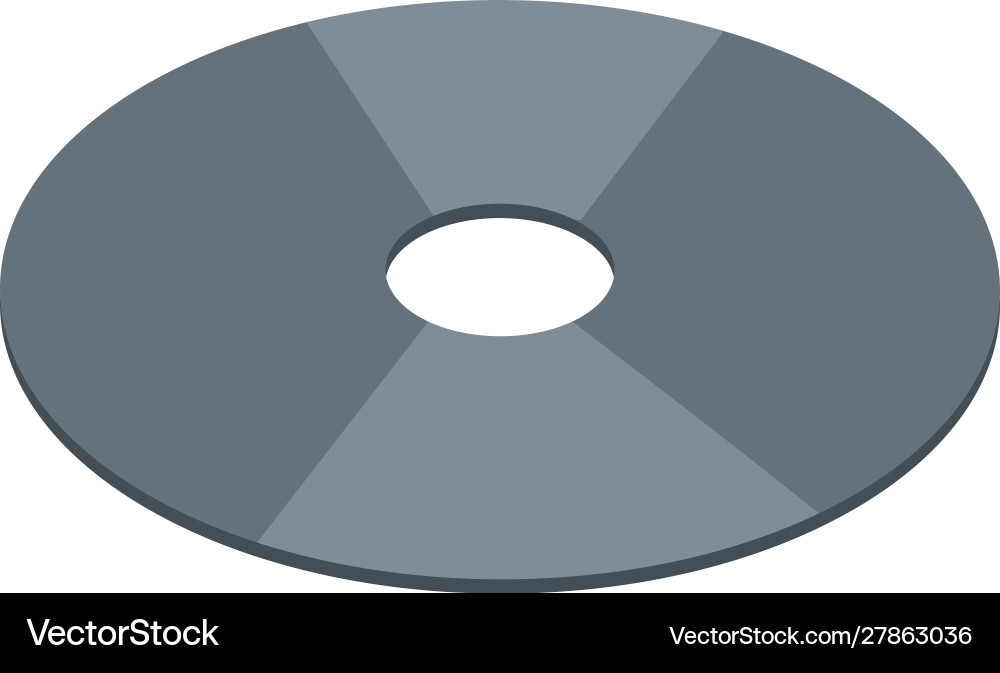Hard drive disk technology hardware device Vector Image
