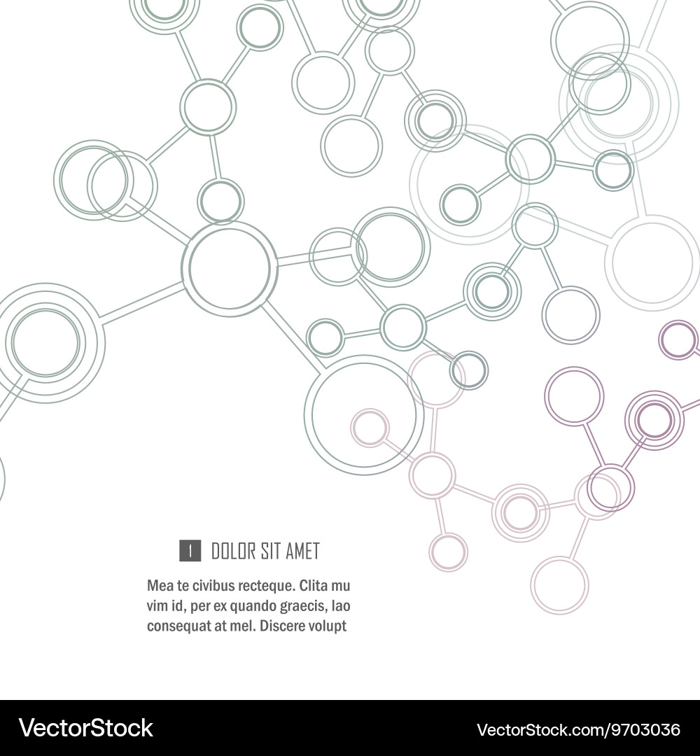 Network and connection background minimal vector image
