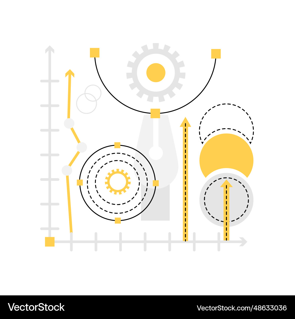 Web design development vector image