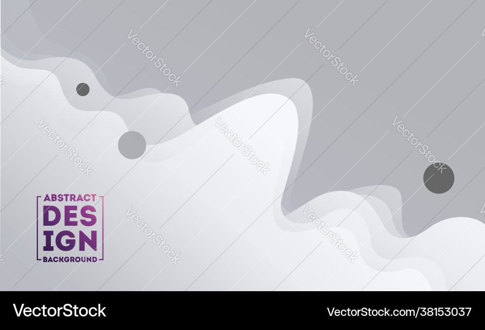 Abstract gradient white and gray color Abstract gradient white and gray color vector image