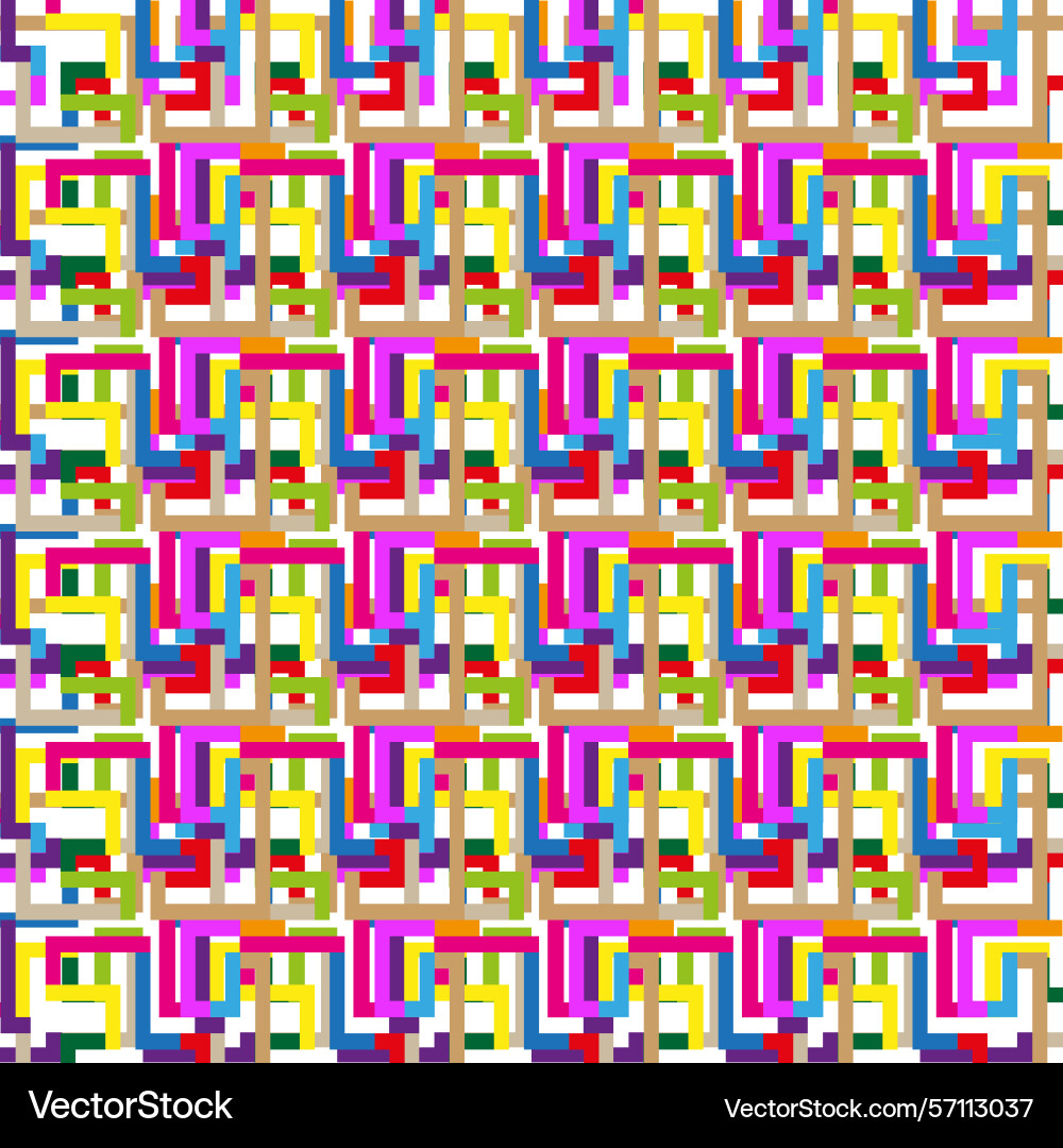 Geometric pattern icon color symmetry form Geometric pattern icon color symmetry form vector image