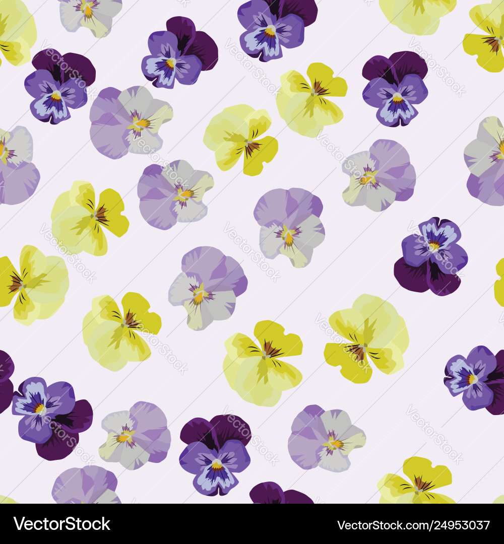 Multicolor anemone flowers seamless pattern Multicolor anemone flowers seamless pattern vector image
