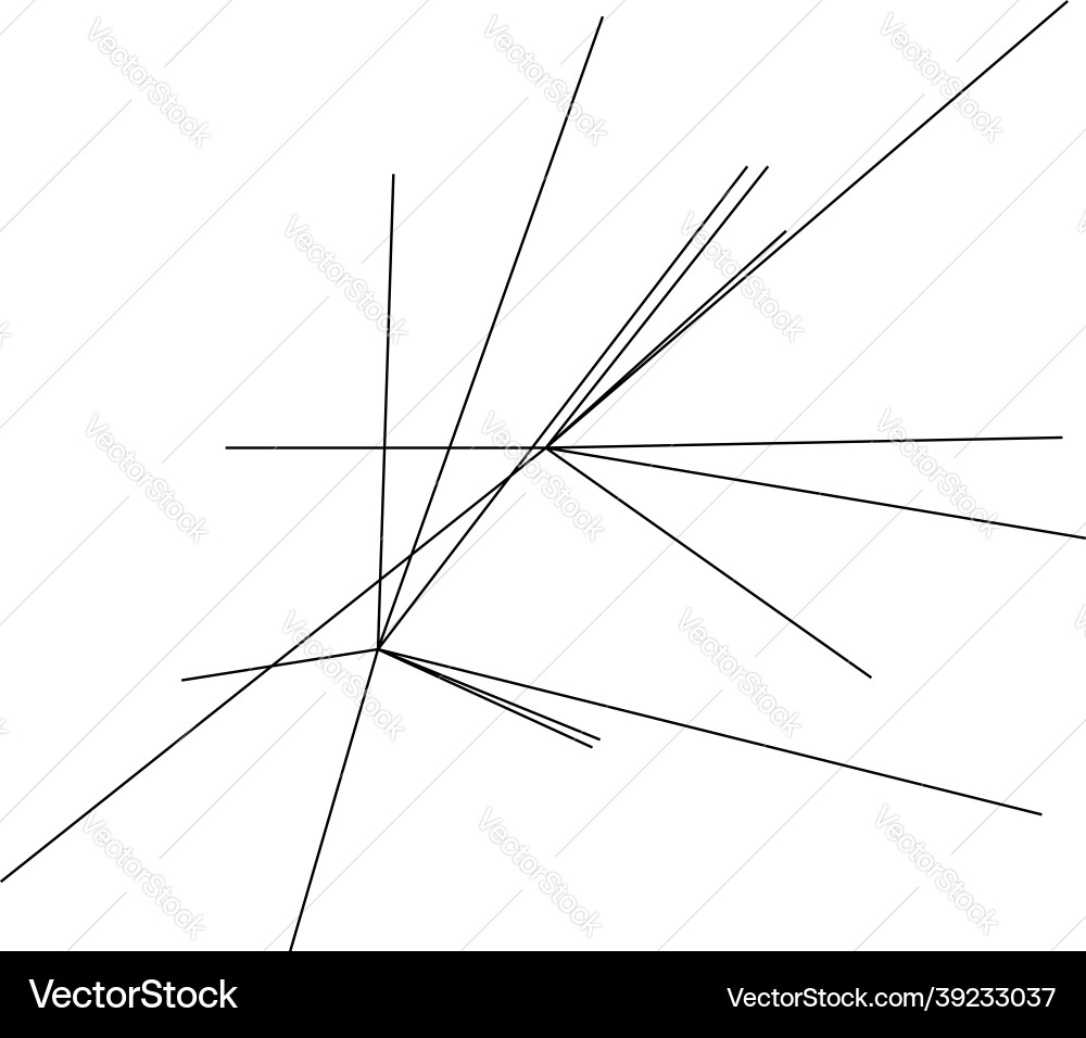 Random structure of angular geometric lines Random structure of angular geometric lines Vector Image