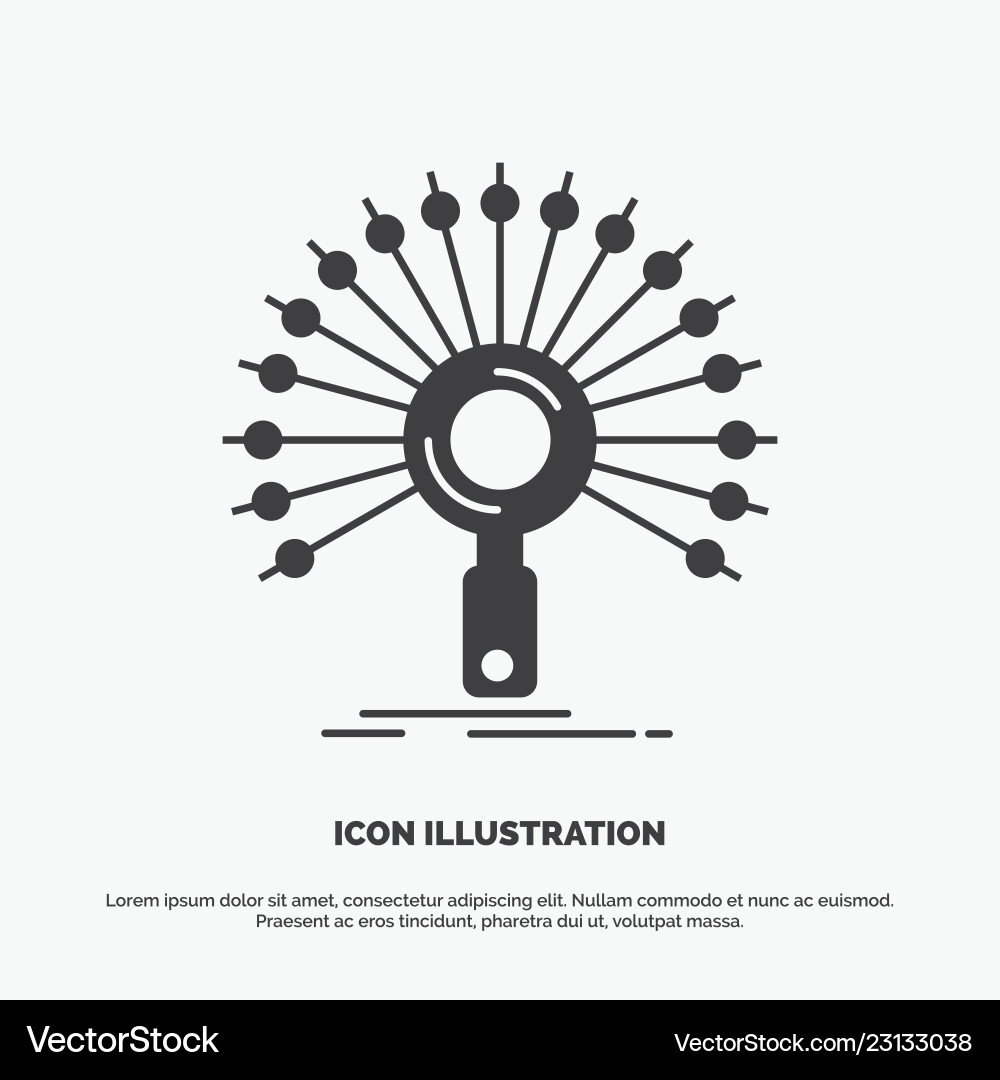 Data information informational network retrieval Vector Image