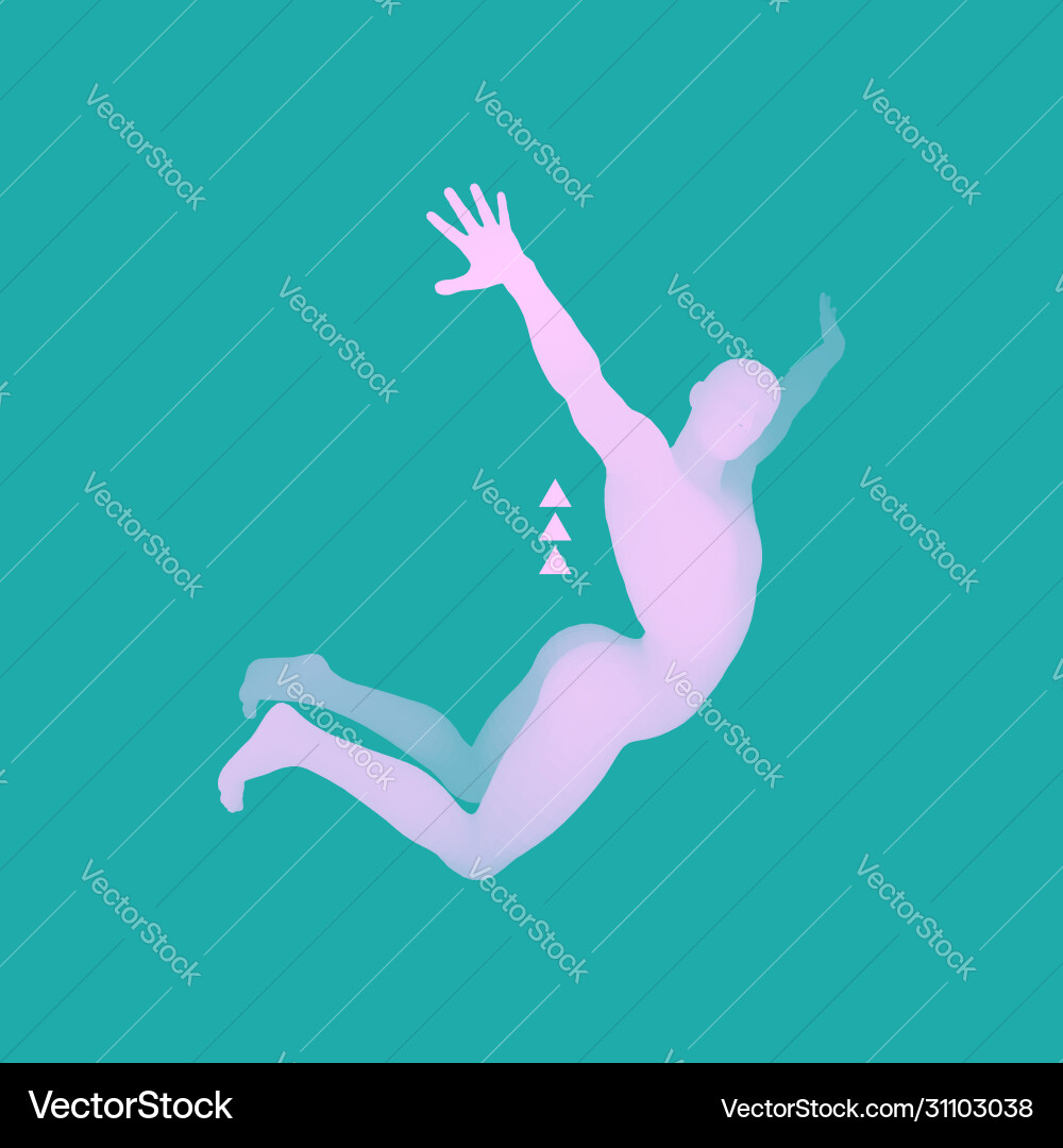 Man is posing and dancing dancer performs Man is posing and dancing dancer performs vector image