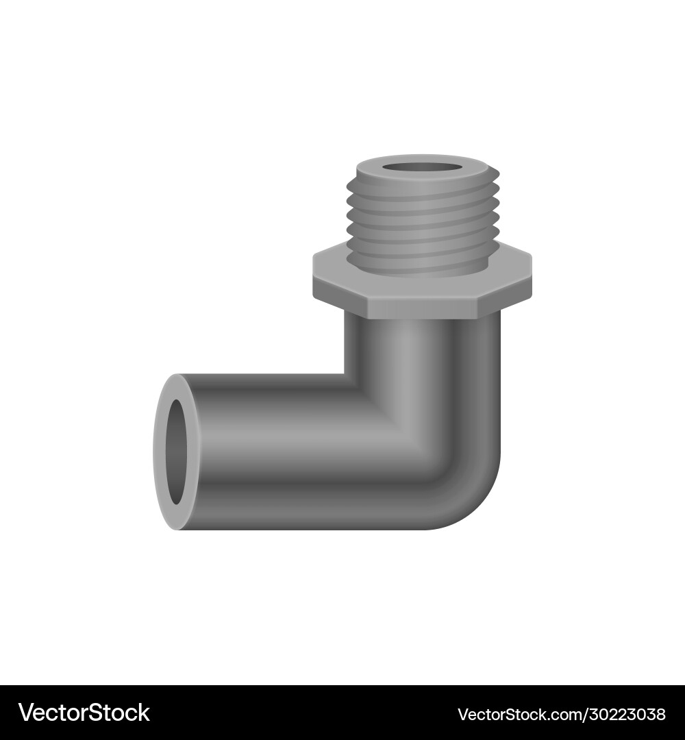 Pipe fitting part Pipe fitting part vector image