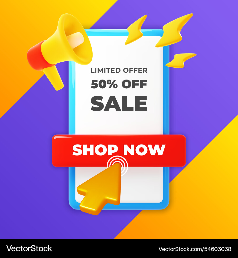 Presentation screen with 3d cursor links Presentation screen with 3d cursor links Vector Image