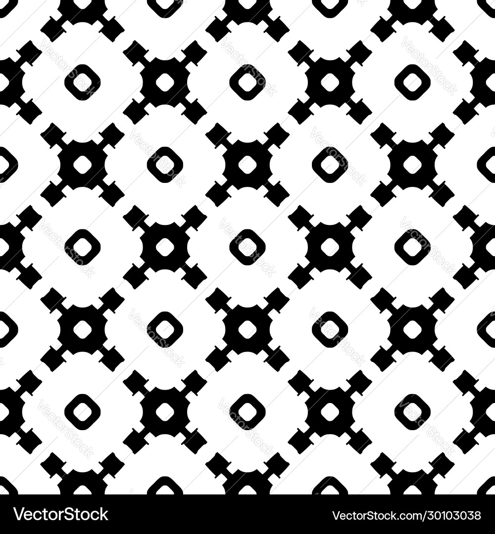 Seamless texture monochrome tileable pattern Vector Image