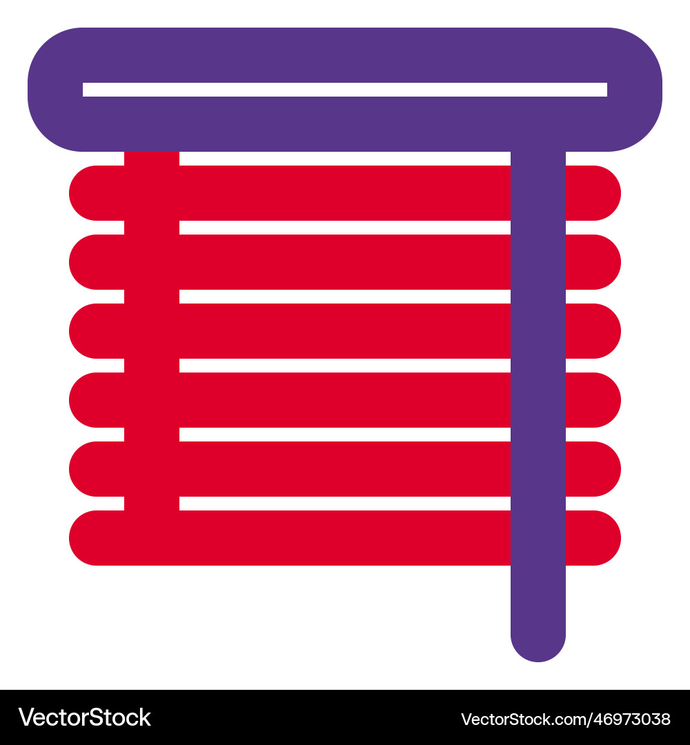 Using venetian blinds to create private space vector image