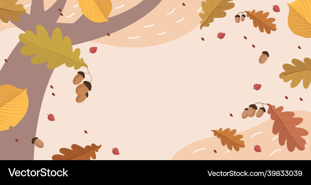 Abstract autumn web background template with many Abstract autumn web background template with many vector image
