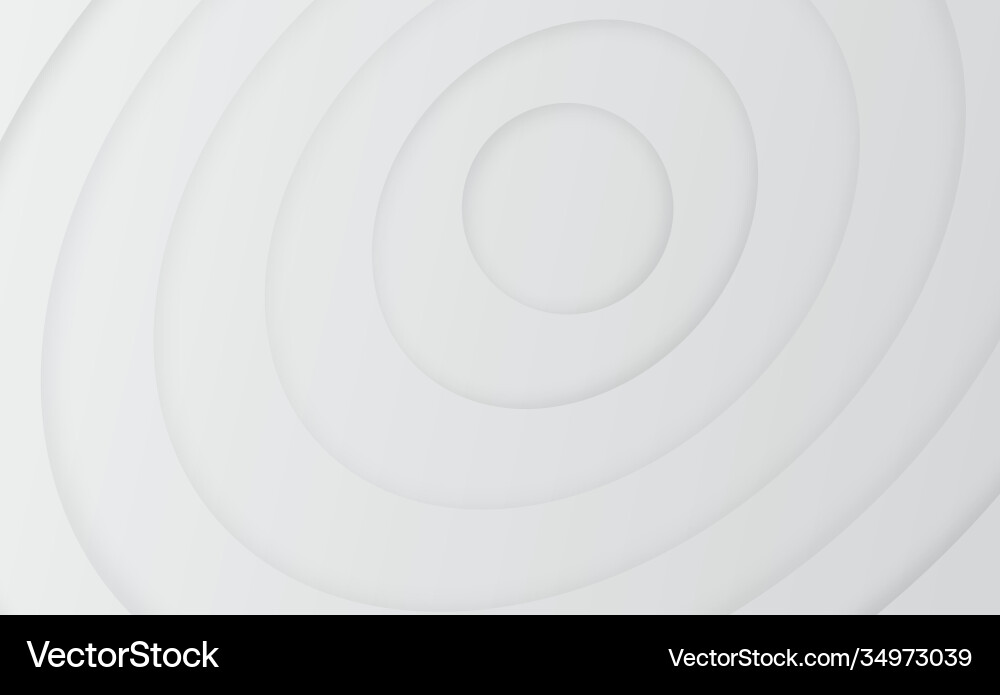 Abstract white background with circles and lines vector image