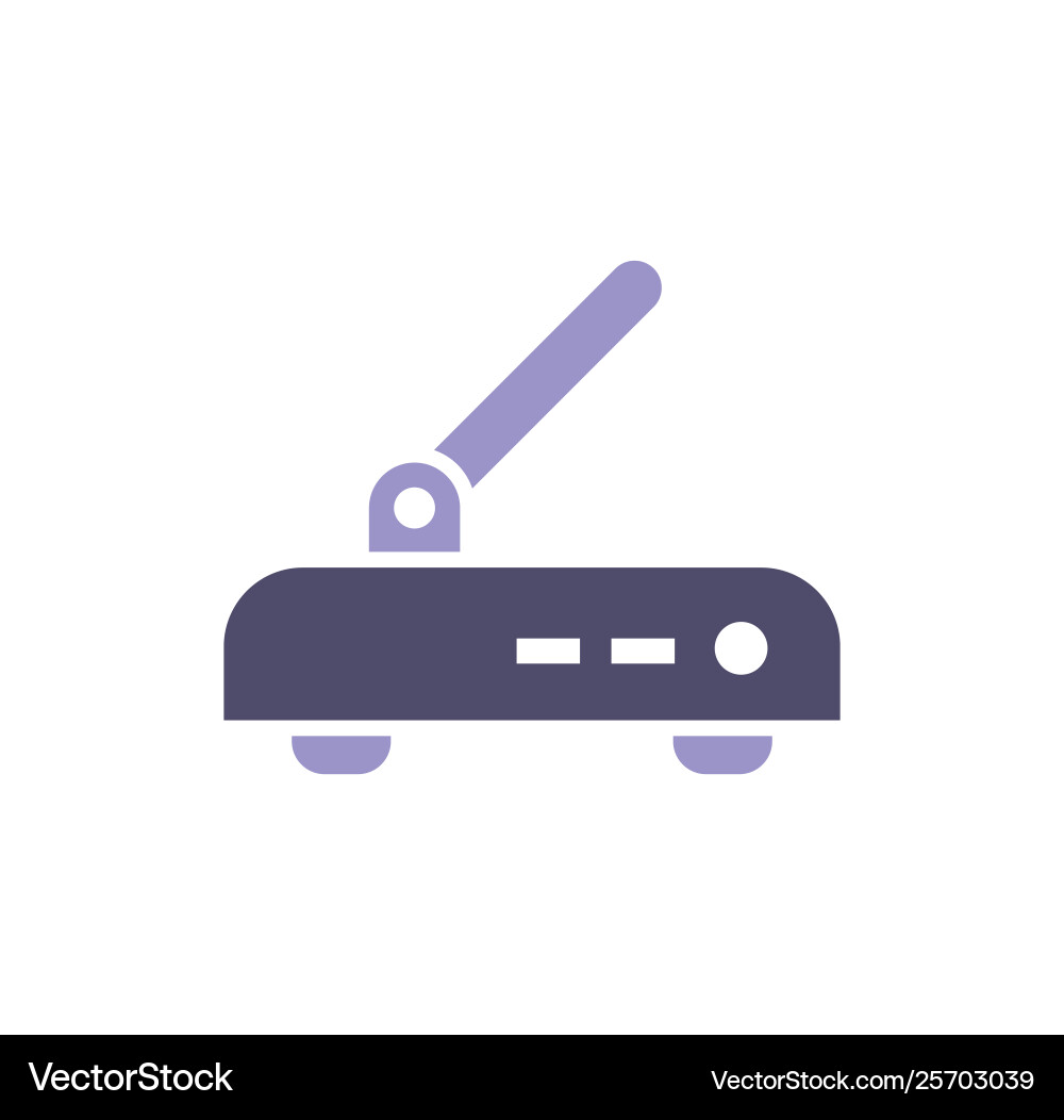 Computer hardware icon on background for graphic Vector Image