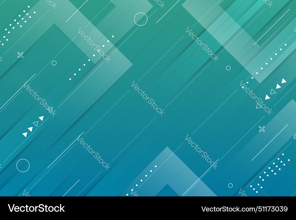 Gradient background with geometric elements vector image