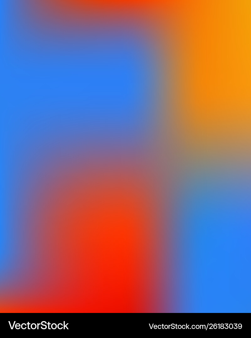 Gradient mesh painted in different colors vector image