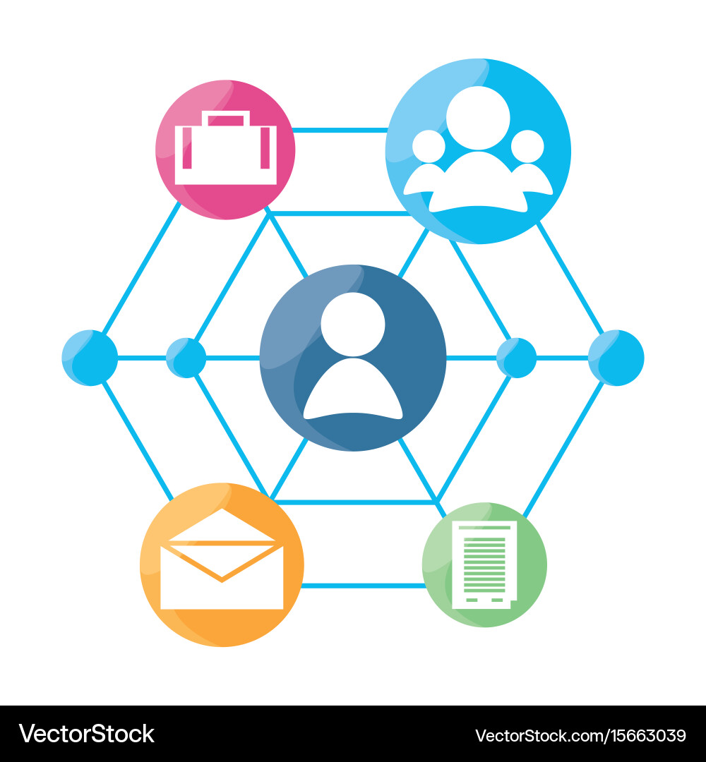 Network globe social connections with date Vector Image