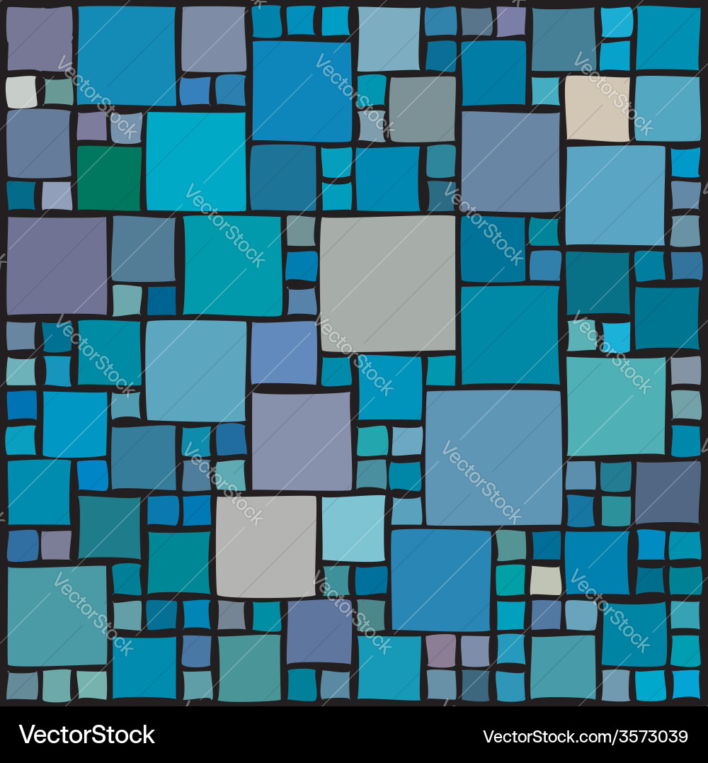 Random squares background vector image