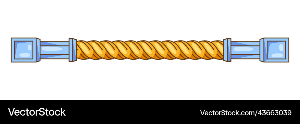 Vintage Swirling Baluster Vector Image