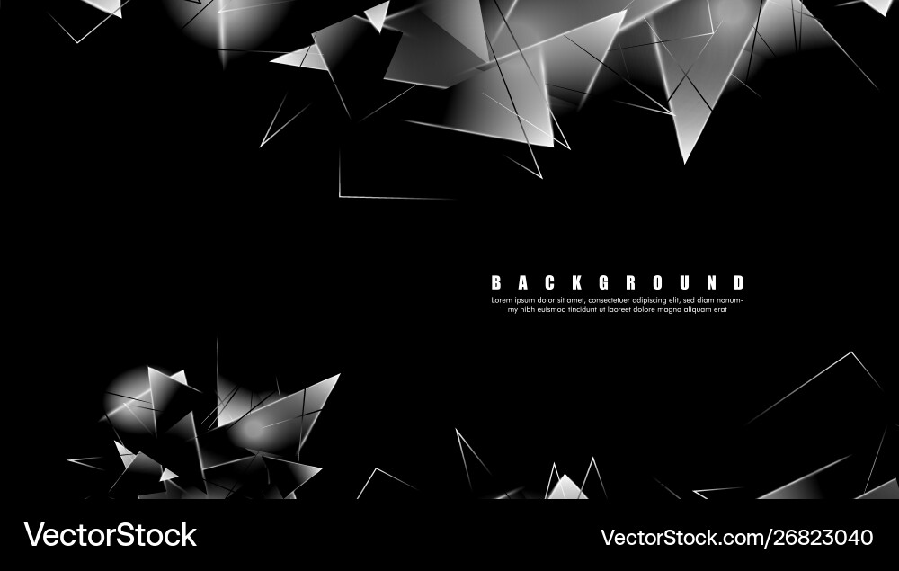 Abstract background with glowing triangles Abstract background with glowing triangles vector image