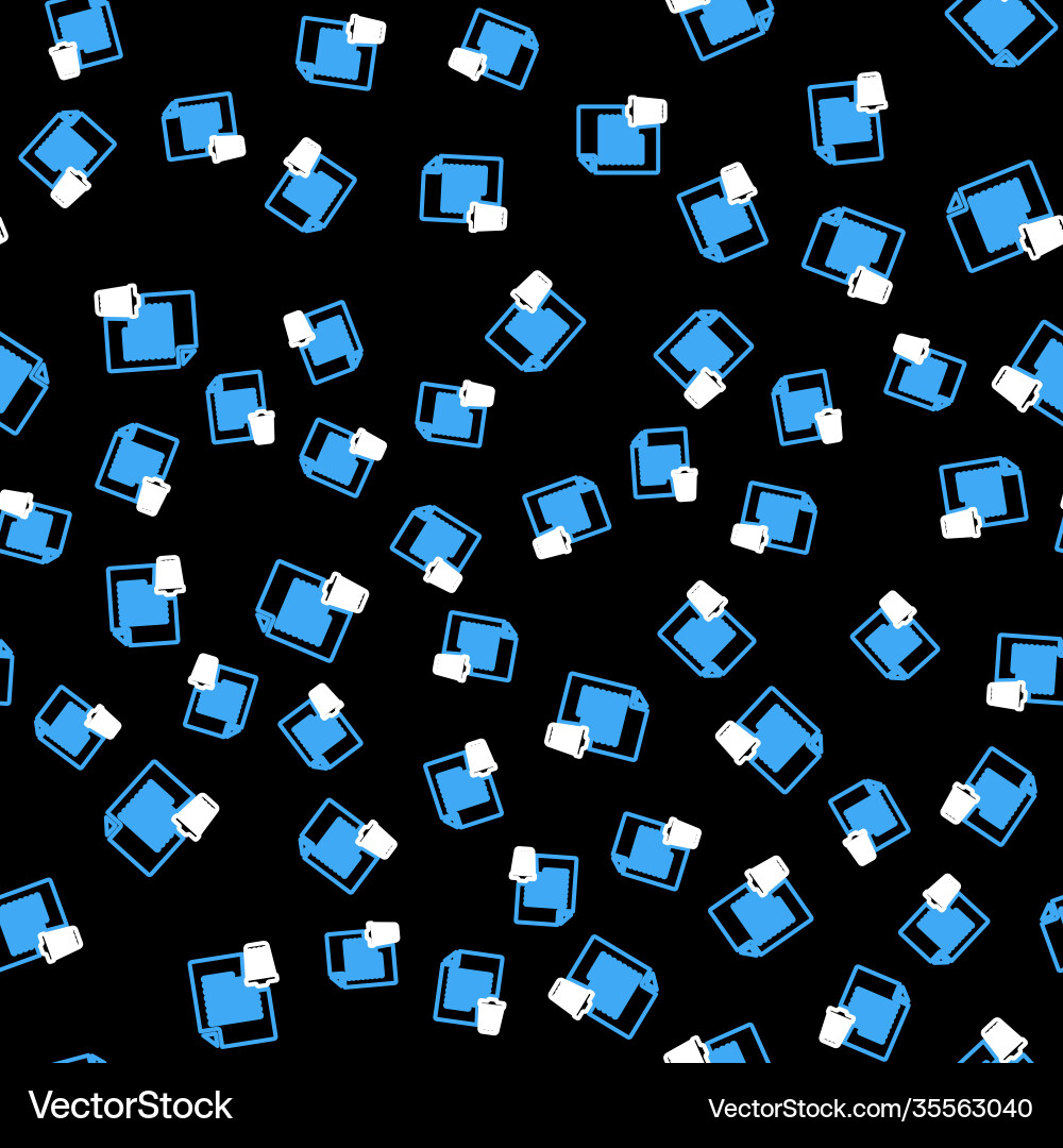 Line delete file document icon isolated seamless Vector Image