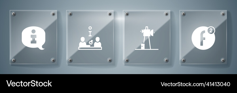 Set create account antenna interview Set create account antenna interview vector image