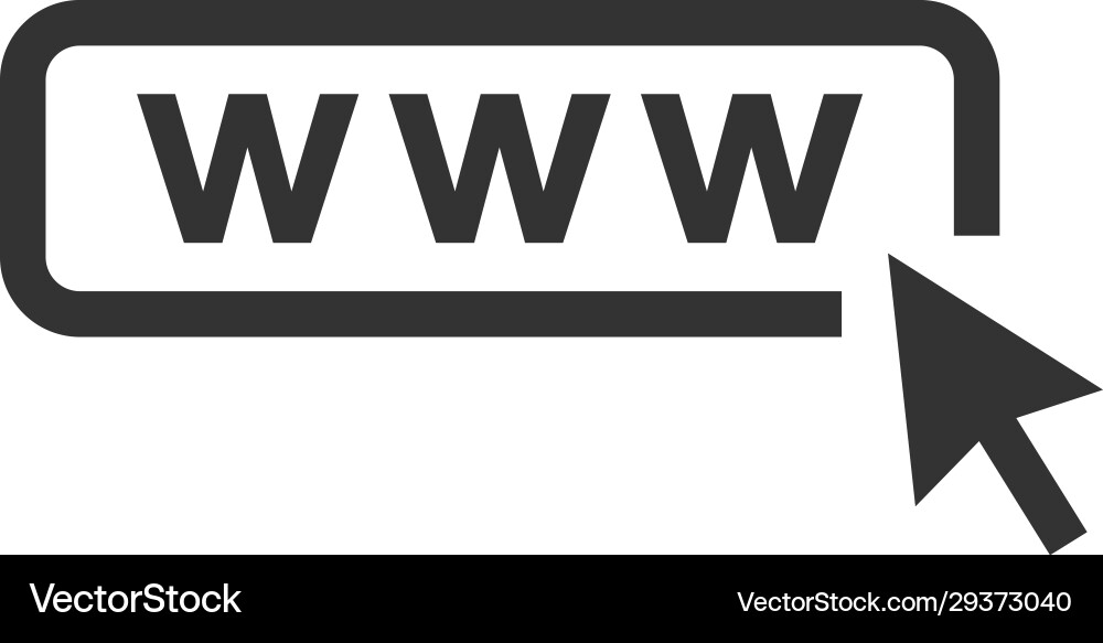 Web-Symbol mit Pfeil-Website Cursor Web-Symbol mit Pfeil-Website Cursor vektorbild