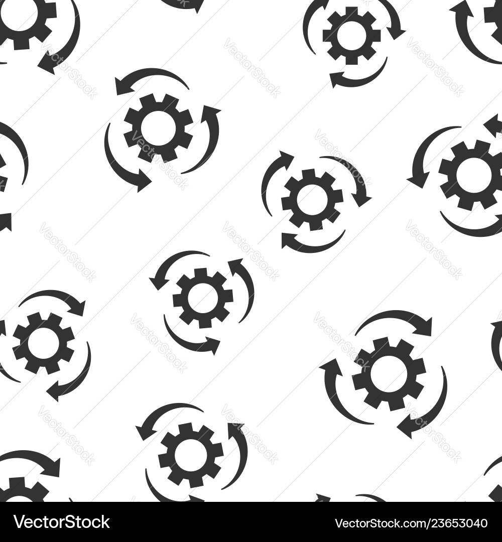 Workflow process icon seamless pattern background Workflow process icon seamless pattern background vector image