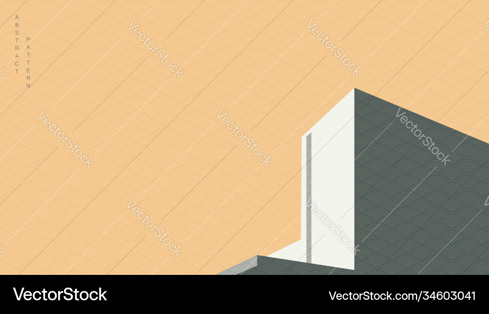 Abstract architecture background with geometric Abstract architecture background with geometric vector image