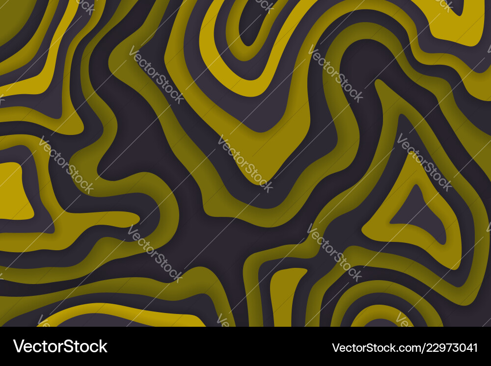 Papercut multi layers color background vector image