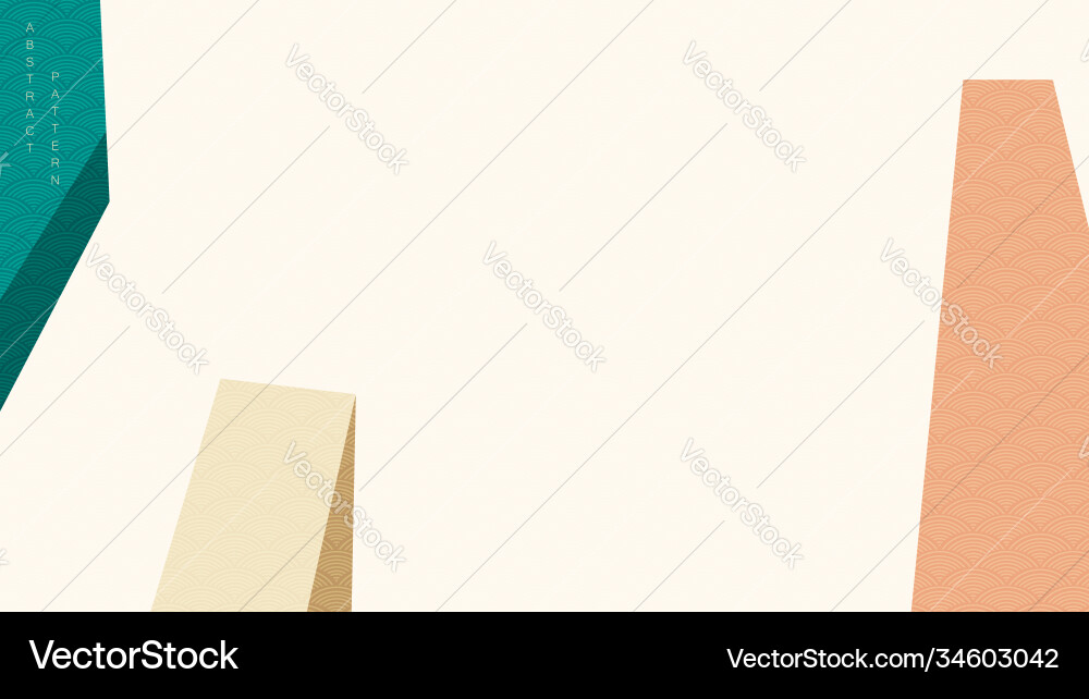 Abstract architecture background with geometric Abstract architecture background with geometric vector image