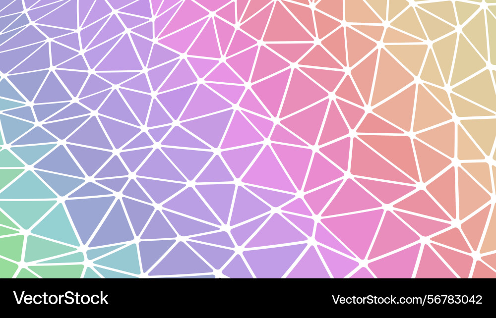 Abstract low poly triangle texture template vector image