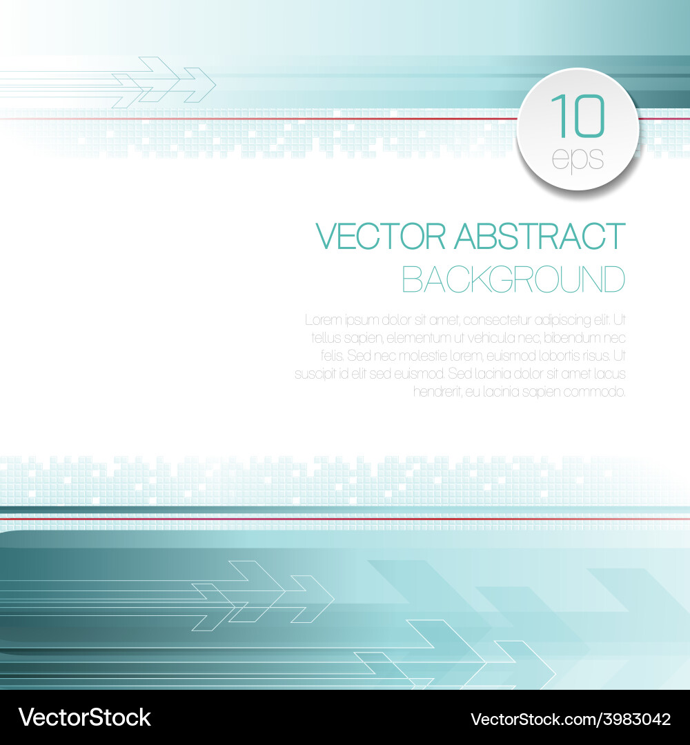 Abstract technology background with lines vector image
